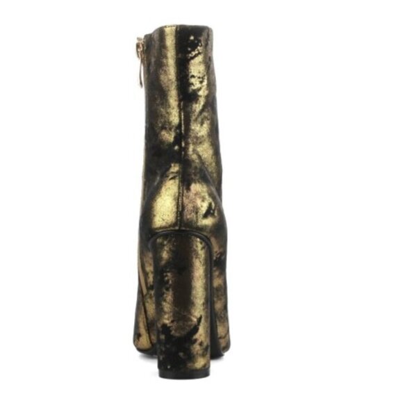 Cape Robbin Collection Gold & Black Paw Boot Grunge 6.5 - Picture 3 of 13